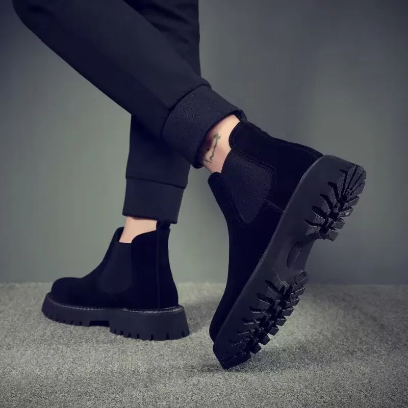 Autumn winter handsome ankle botas