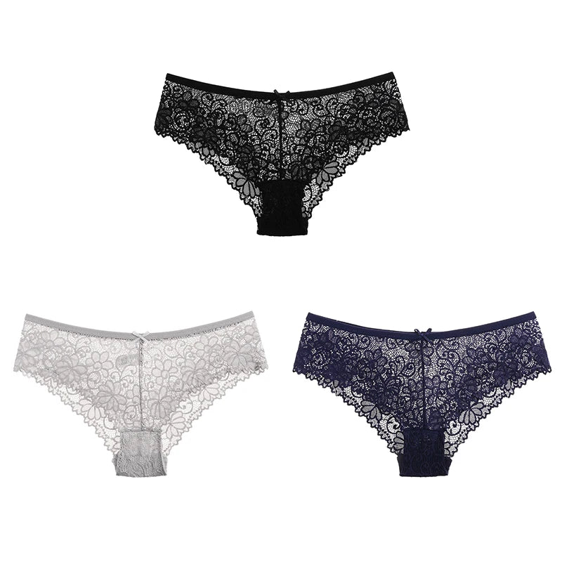 Women Briefs Sexy Full Lace Panties