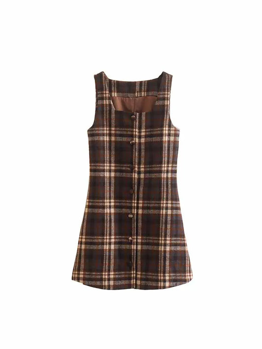 Autumn winter retro sweet loose petite dress