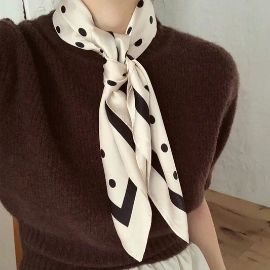 2025 New Spring Square Neck Scarf