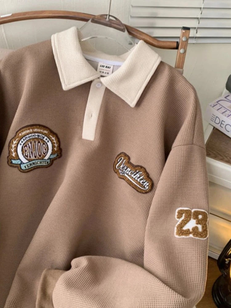 American Retro Heavyweight Long-sleeved Jacket