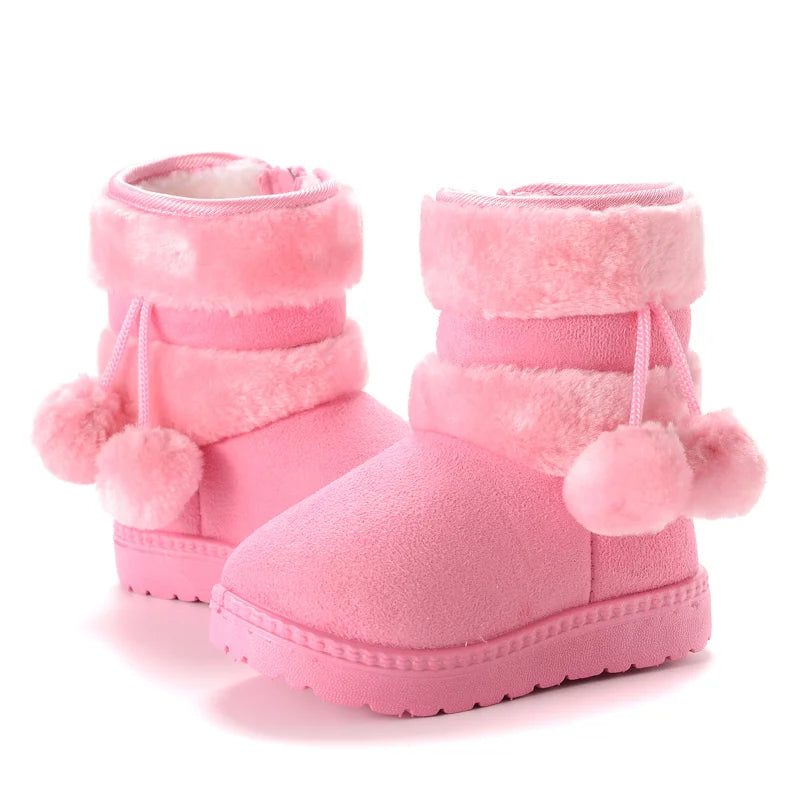 New Girls Winter Comfortable Thick Warm Boots