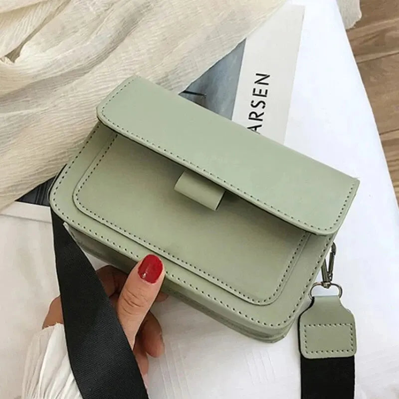 Classic Designer PU Leather Crossbody Bag for Women