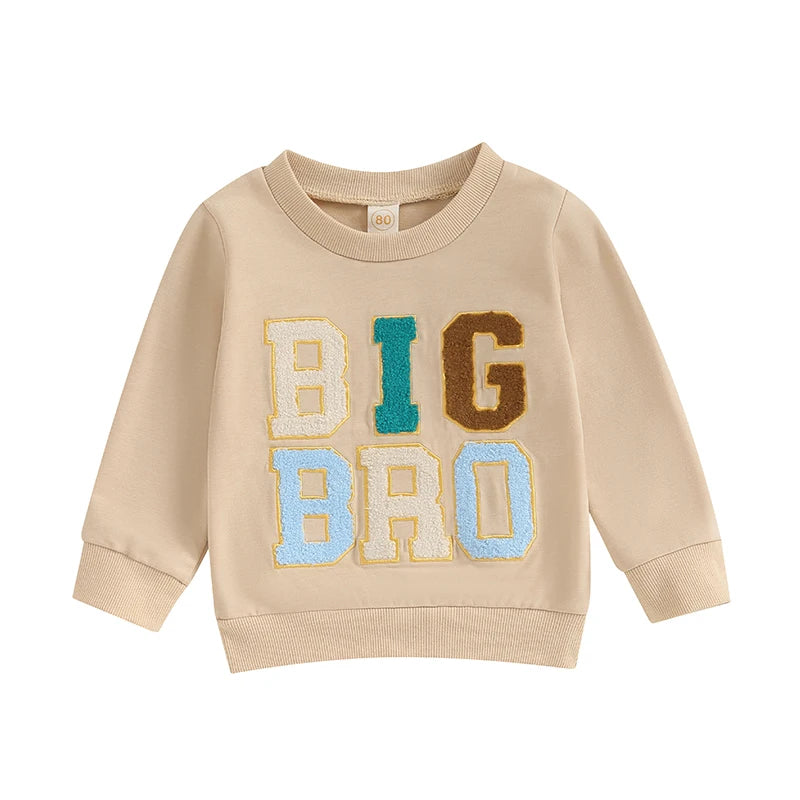6M-4Y Toddler Baby Boy Big Sweatshirt