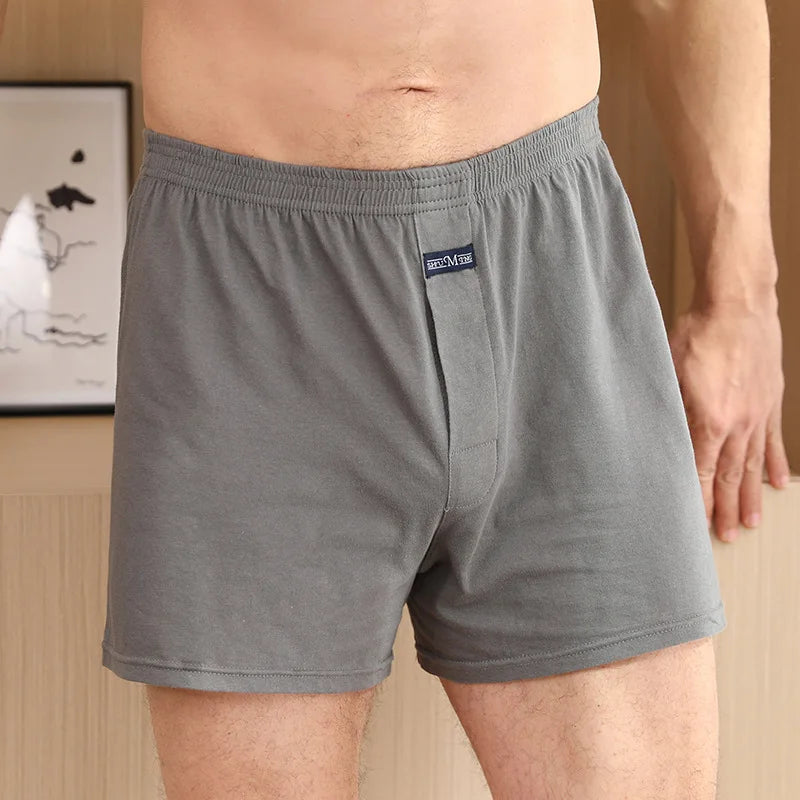 Men's Boxer Loose Large Short Cotton Plus Size Underwear