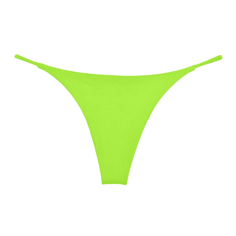 Women Fashion Pure Color Thong Breathable Thin Comfortable Panties