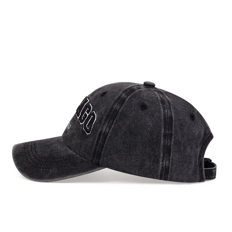 Baseballkappe mit neuem Buchstaben „CHICAGO“