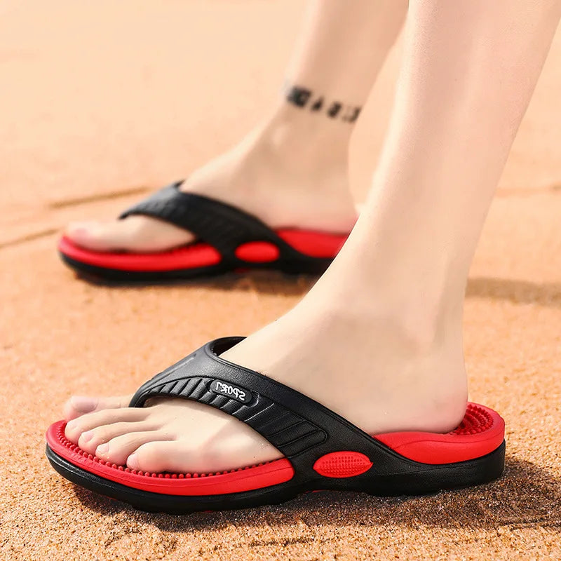 Men Beach Flip-flops Summer Slippers