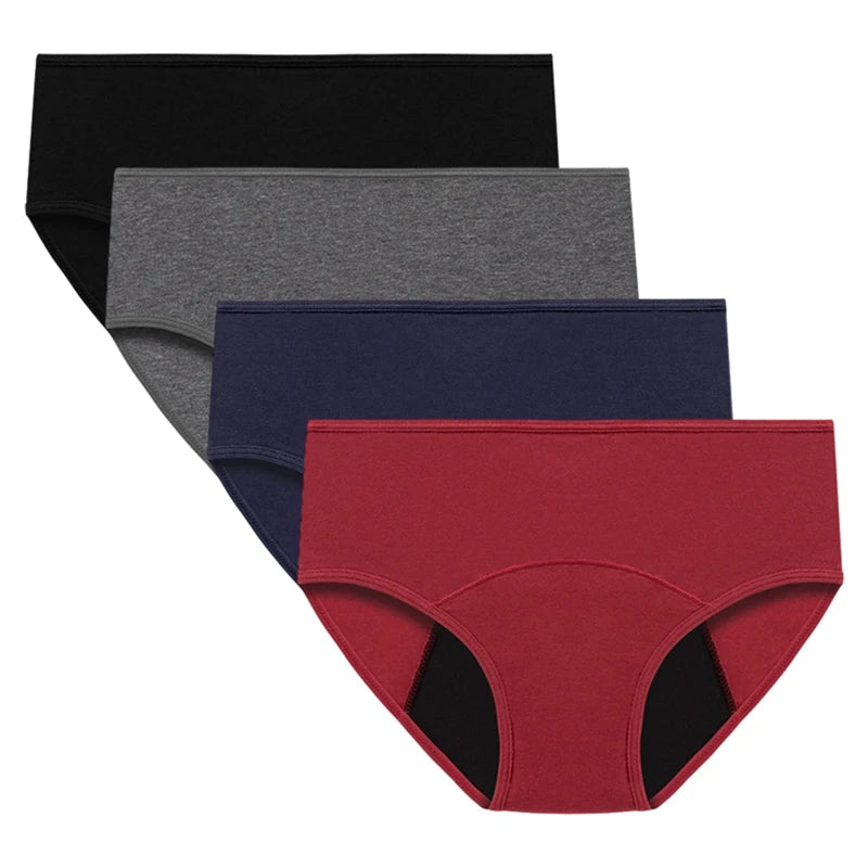 4Pcs/Bag Children Girls Menstrual Underwear
