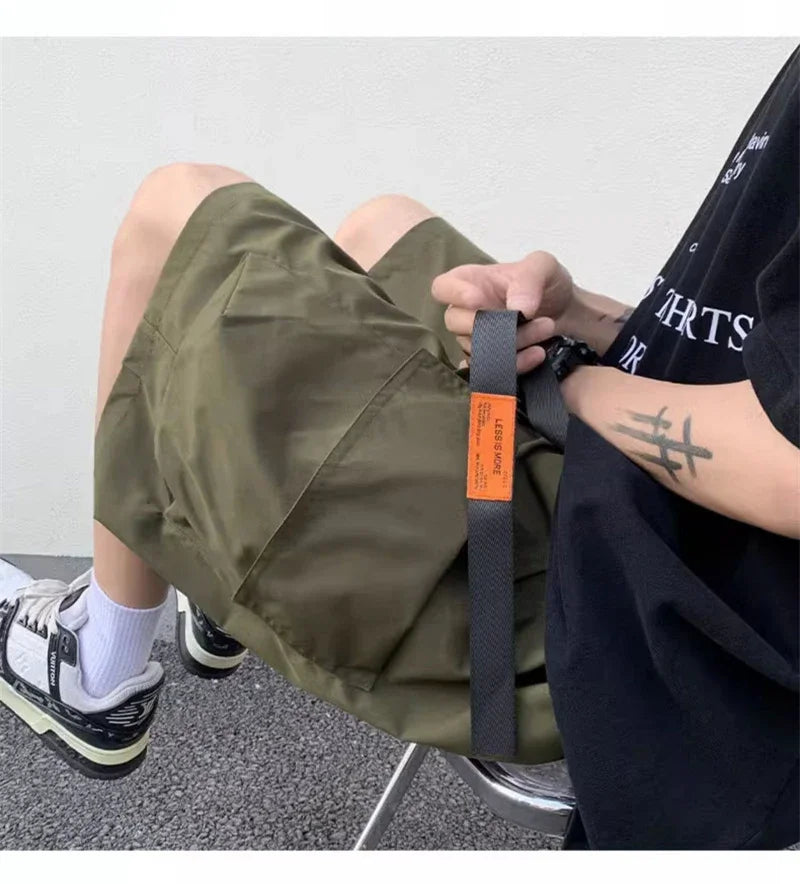 Herren Funktionelle Cargo Shorts Baggy Sweatpants Y2K Streetwear