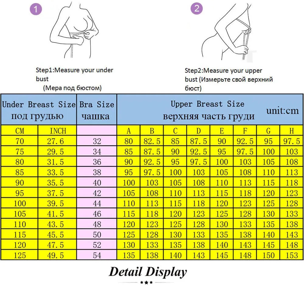New Women Plus Size Sexy Thin Bra