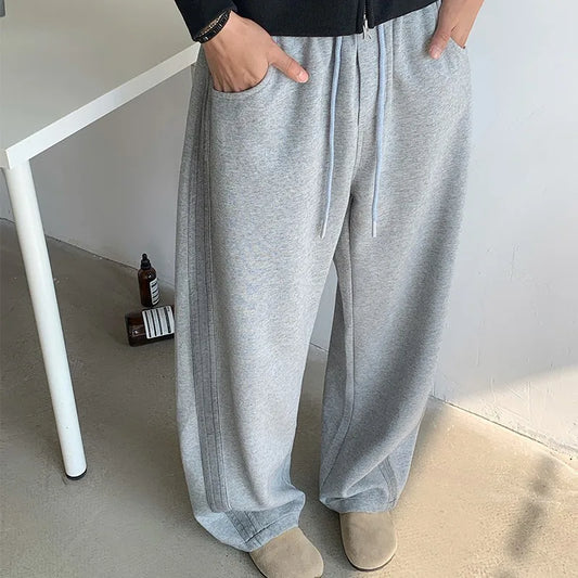 New Men's Tie-dye Fleece Casual Pants