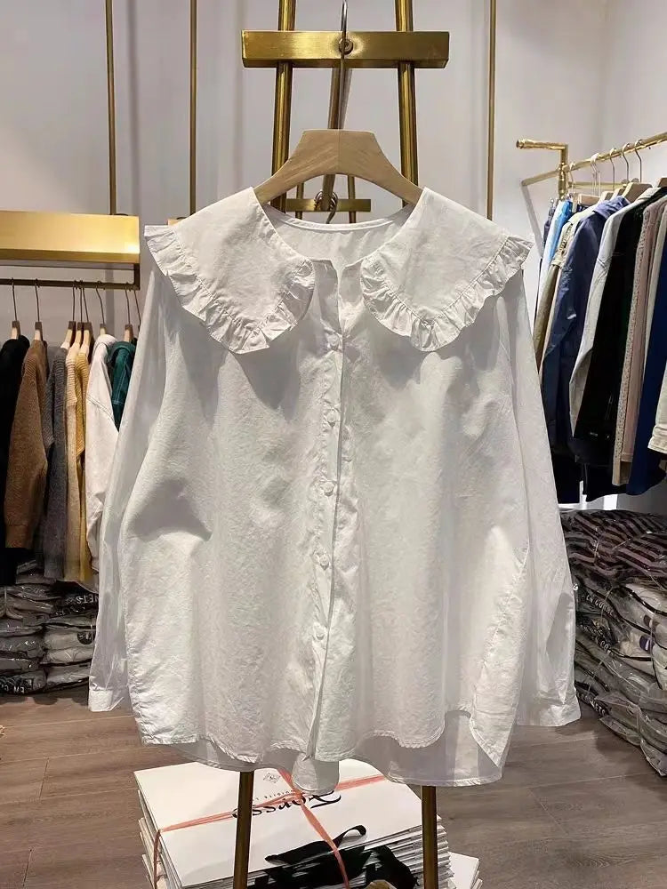 Women Peter Pan Collar Shirts