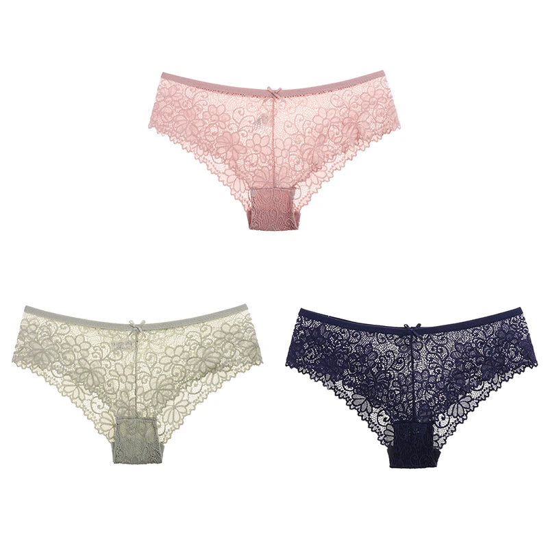 Women Briefs Sexy Full Lace Panties