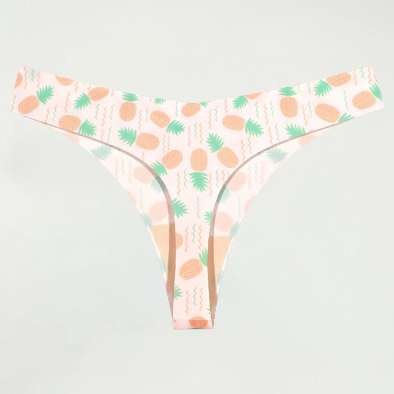 Women's Sexy Graphic Print Thongs Panties