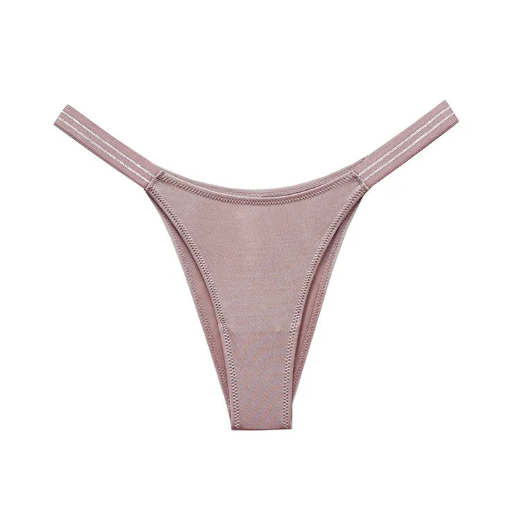 New Fitness exercise hip lift high fork bikini panties