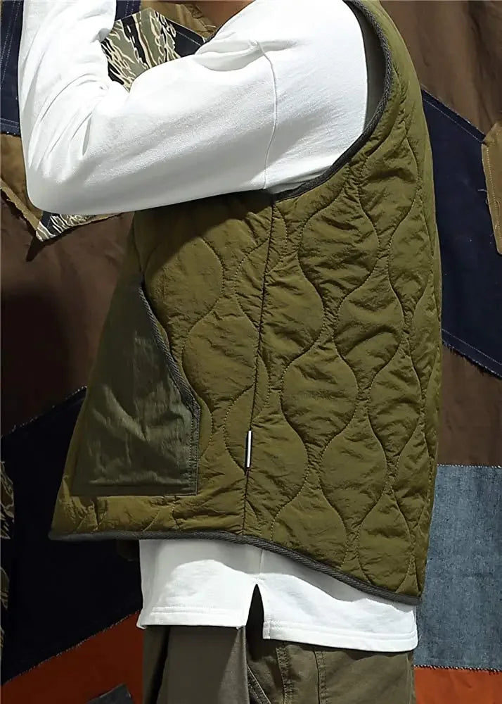 Ärmellose Steppjacke für Herren