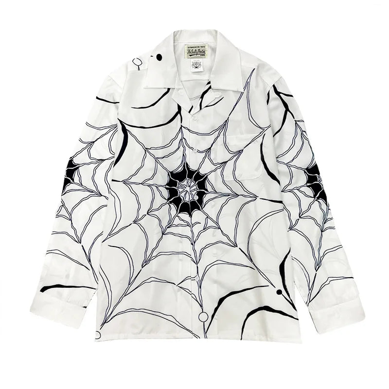 Autumn WACKO MARIA Embroidery Logo Long Sleeve Shirt