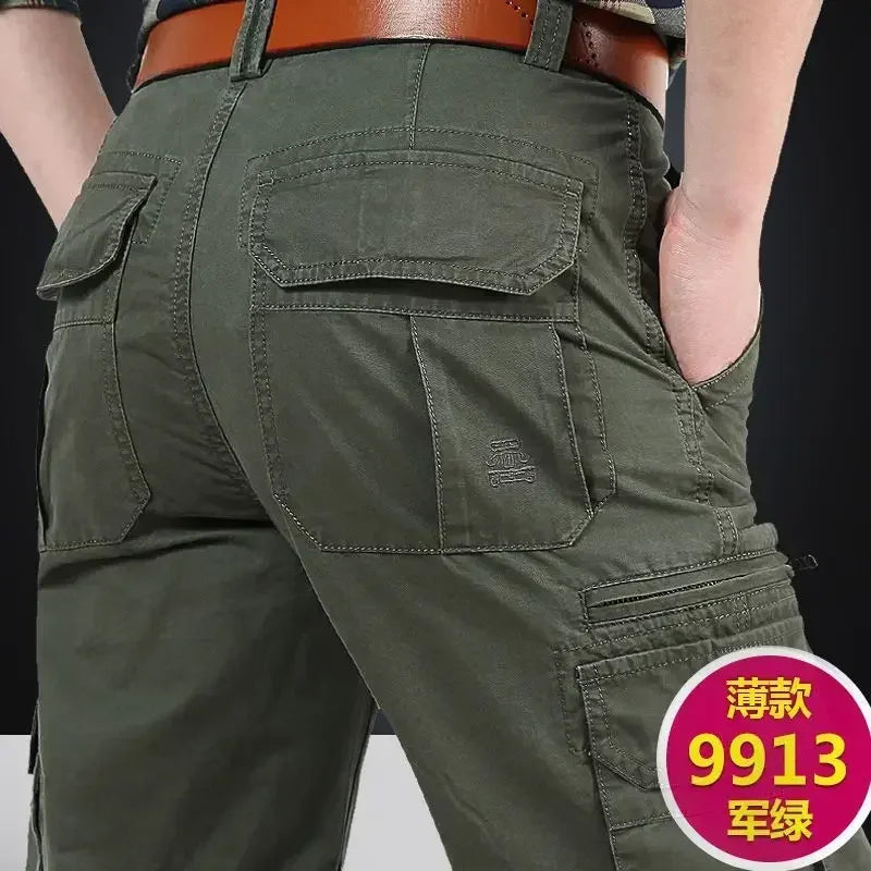 Man Cargo Overalls Sweat Jogging Pants