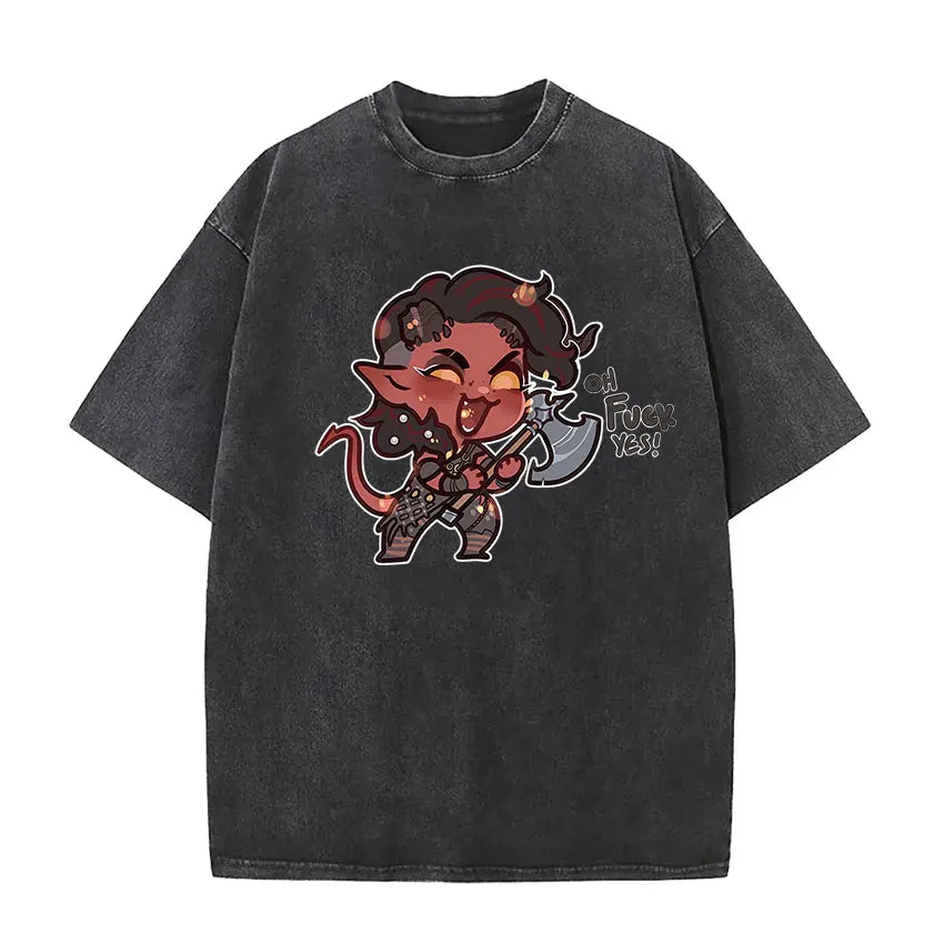Limitierte Astarion Baldur's Gate 3 Vintage Washed T-Shirts