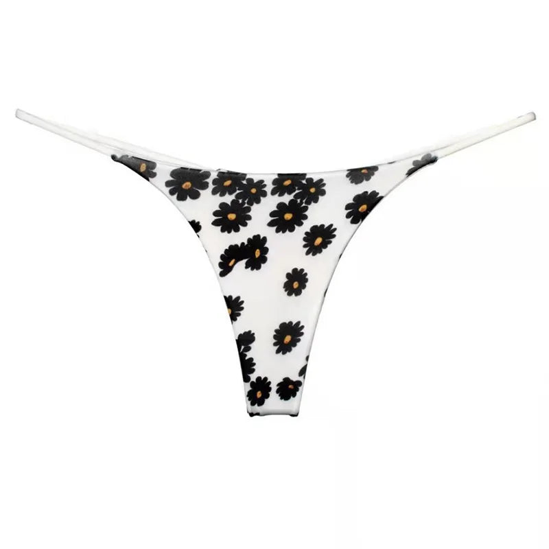 Women Fashion Pure Color Thong Breathable Thin Comfortable Panties
