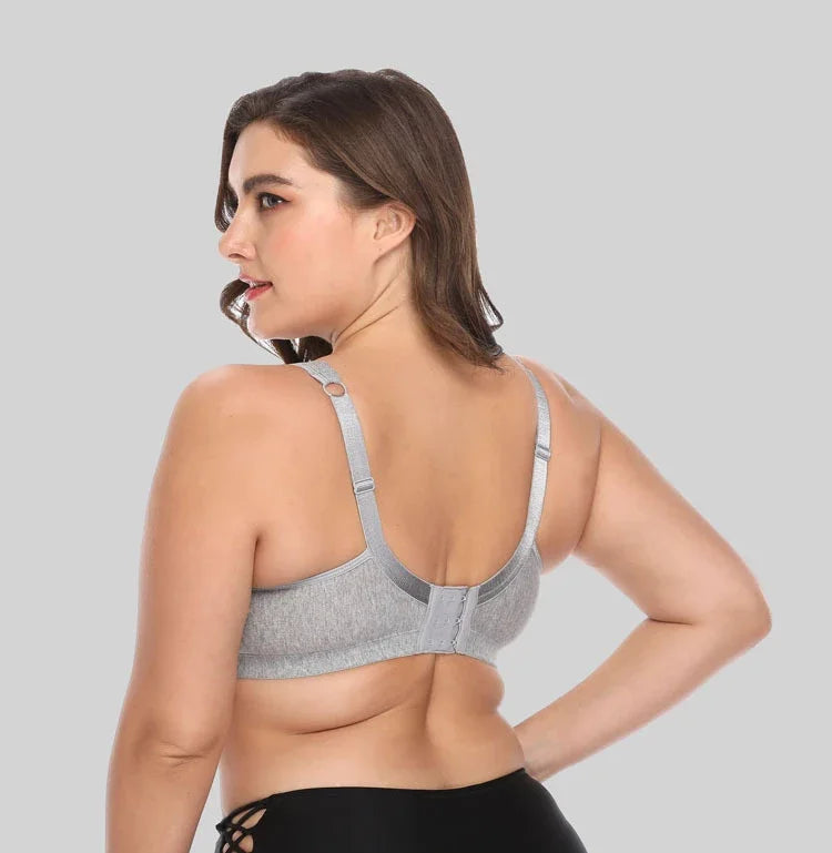 Women 38C-50F Deep V Bralette Lace Bra
