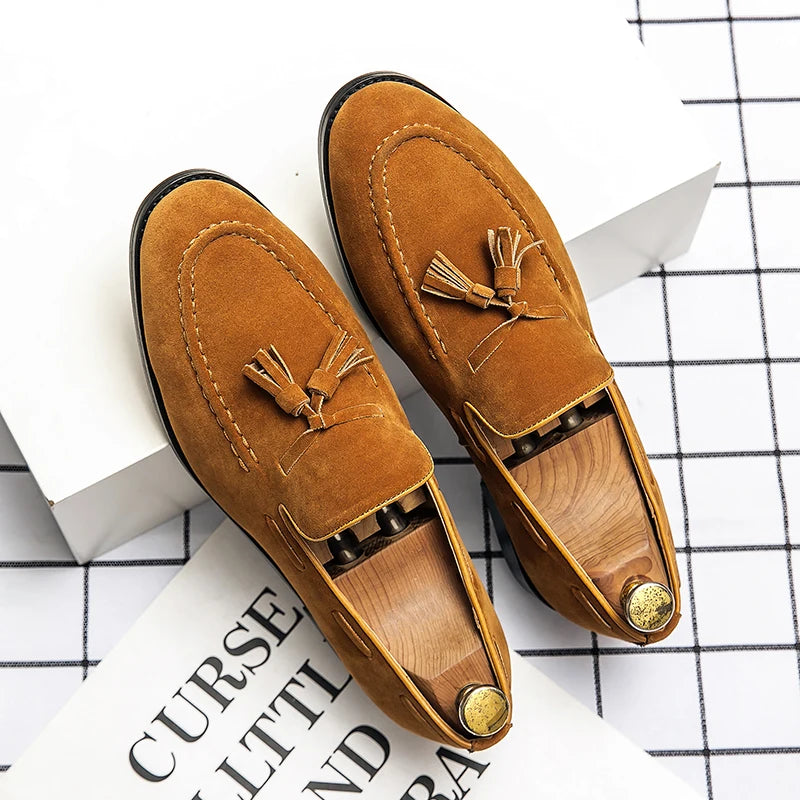 Mens Slip on Footwear Male Comfortable Driving Shoe