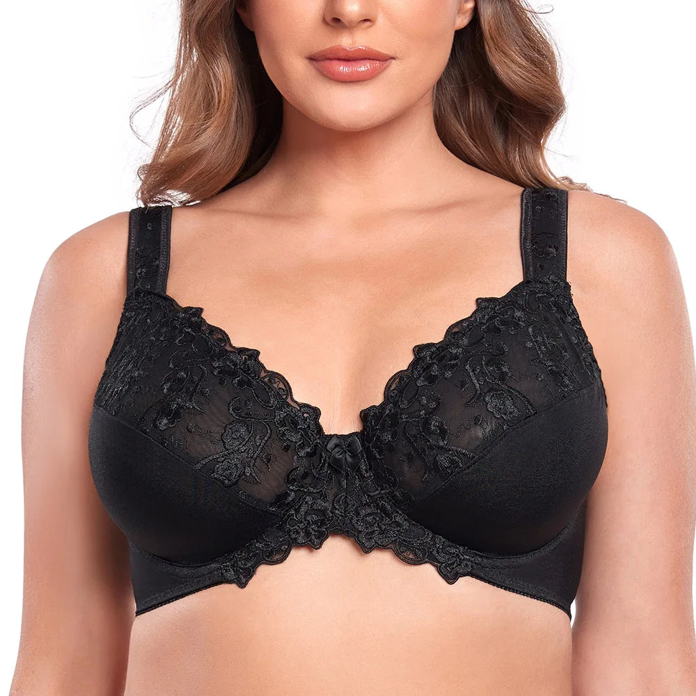 2025 New Women Large Cup Minimizer Bra