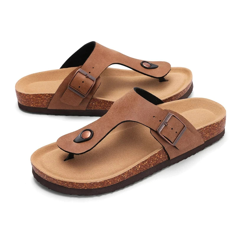 Damenmode Clogs Hausschuhe mit Korksohle
