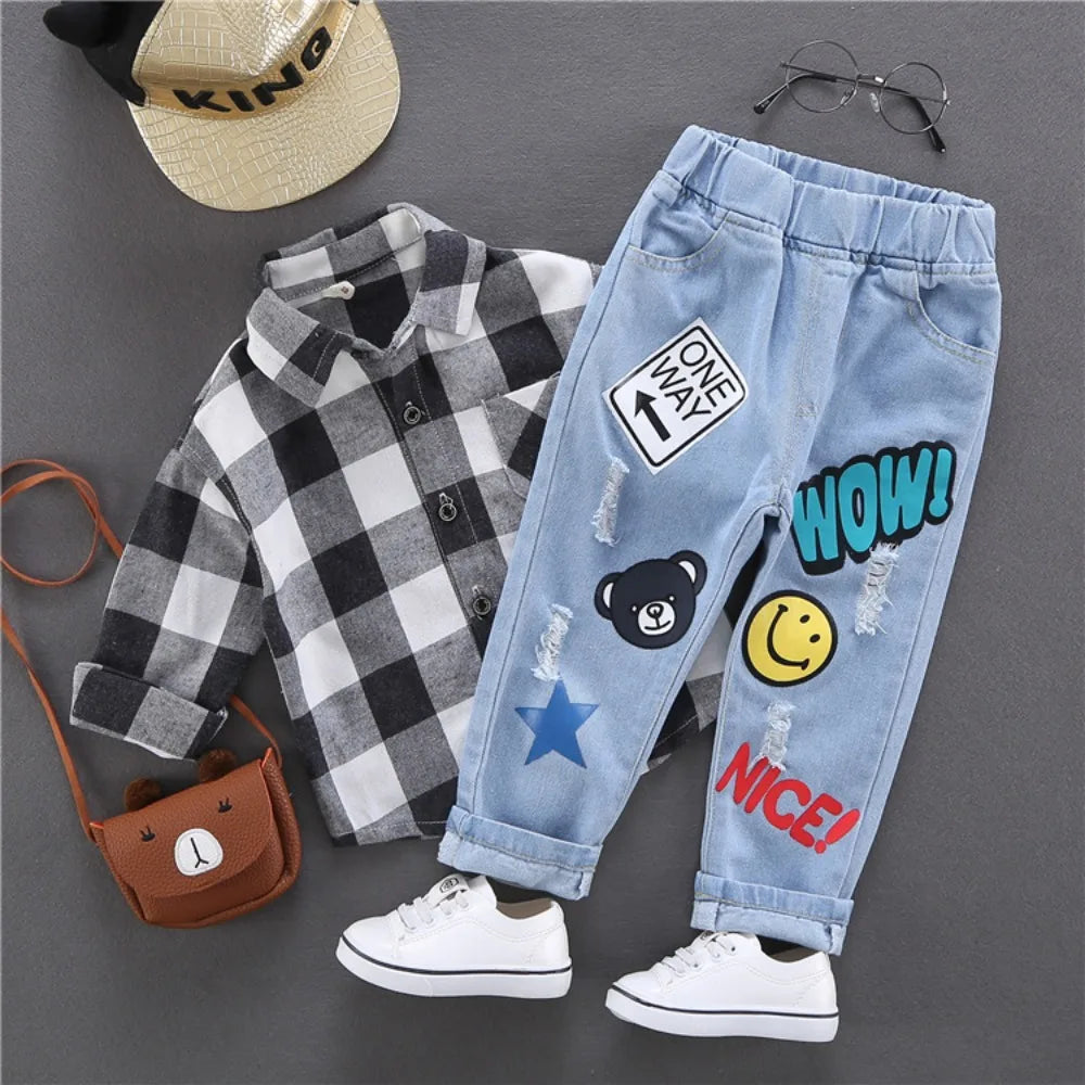 Heiß verkaufte Sommer-Jeans für Jungen