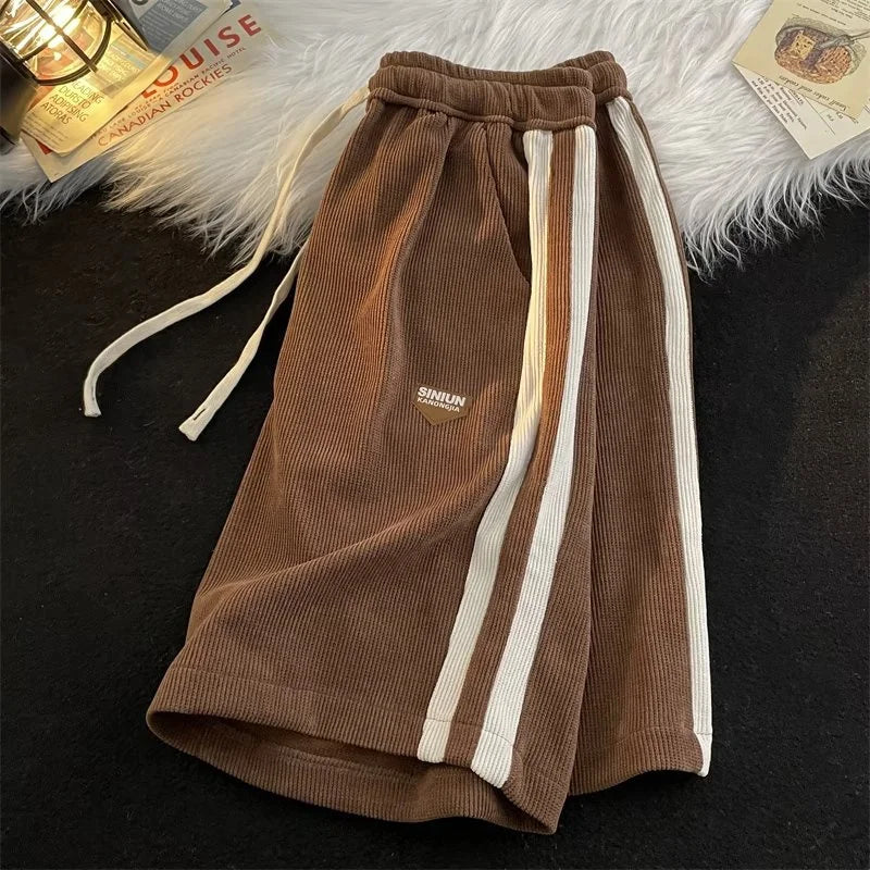Männer Amerikanische Retro Lose Gerade Kurze Hosen