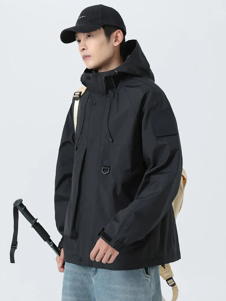 Neu Plus Größe Herren Windjacken Casual JackeXL