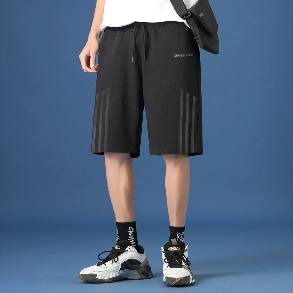 Summer Men's Casual Comfortable Knitted Five-Point Pants