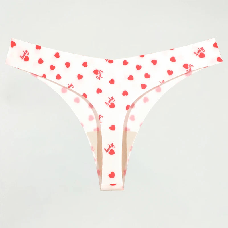 Women's Sexy Graphic Print Thongs Panties