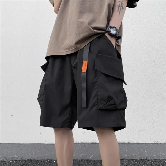 Herren Funktionelle Cargo Shorts Baggy Sweatpants Y2K Streetwear