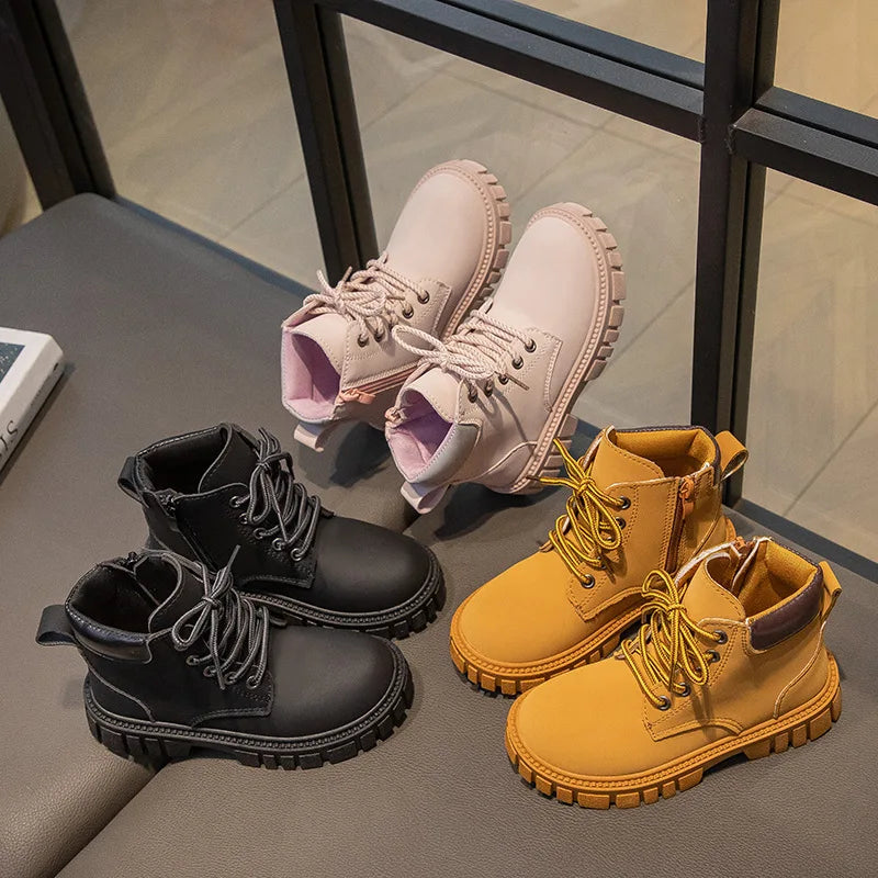 New Fashion Boy Girl Short Boots