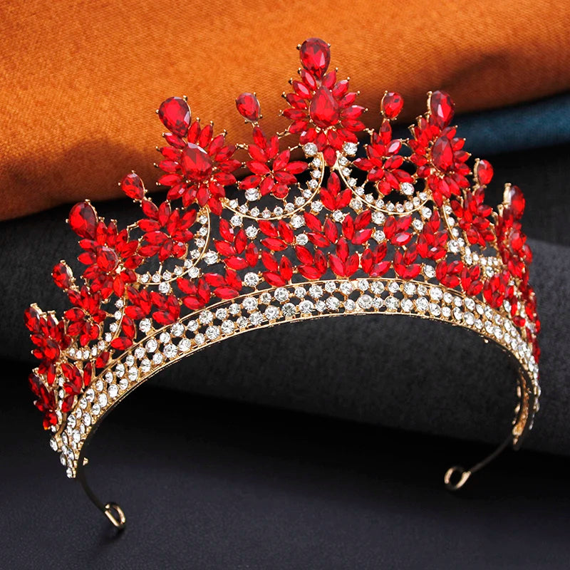 New Crown Royal Queen Tiaras and Crowns Wedding Hair Jewelry