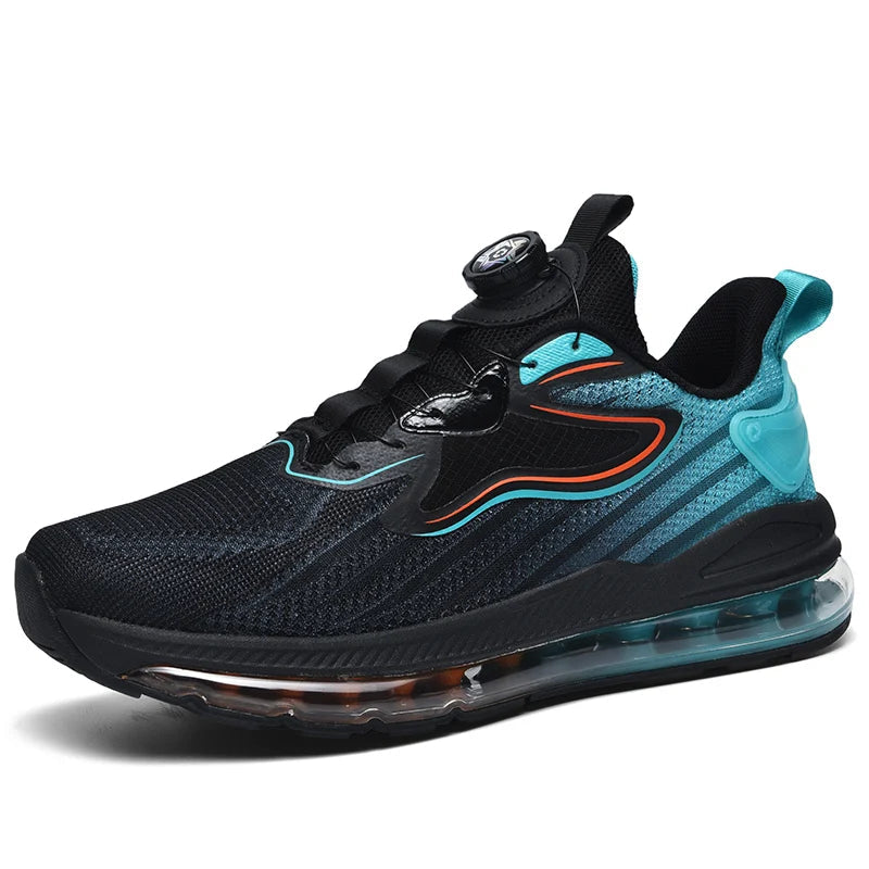Men's Rotating Button Knitted Air Cushion Extra Large Shoes