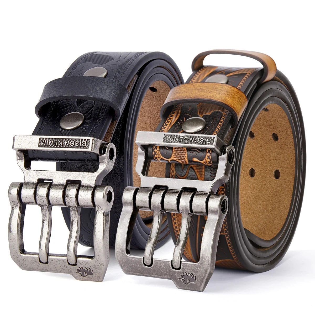 New Business Waist Straps Retro Pin Buckle Fancy Belt