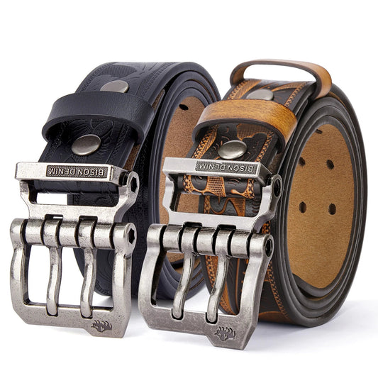 New Business Waist Straps Retro Pin Buckle Fancy Belt