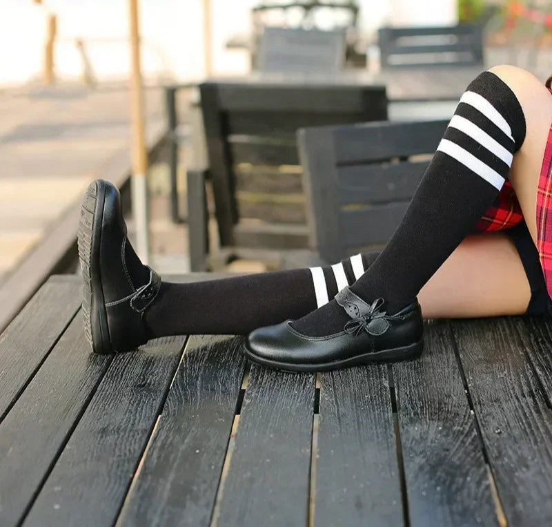 New style children's leather fashion shoes