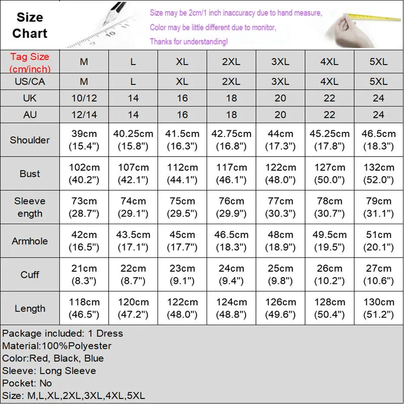 Women Long Sleeve Office Satin Silk Wedding Sundress