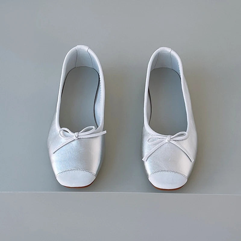 Summer Comfort Bow-knot Ladies Ballerina Shoes