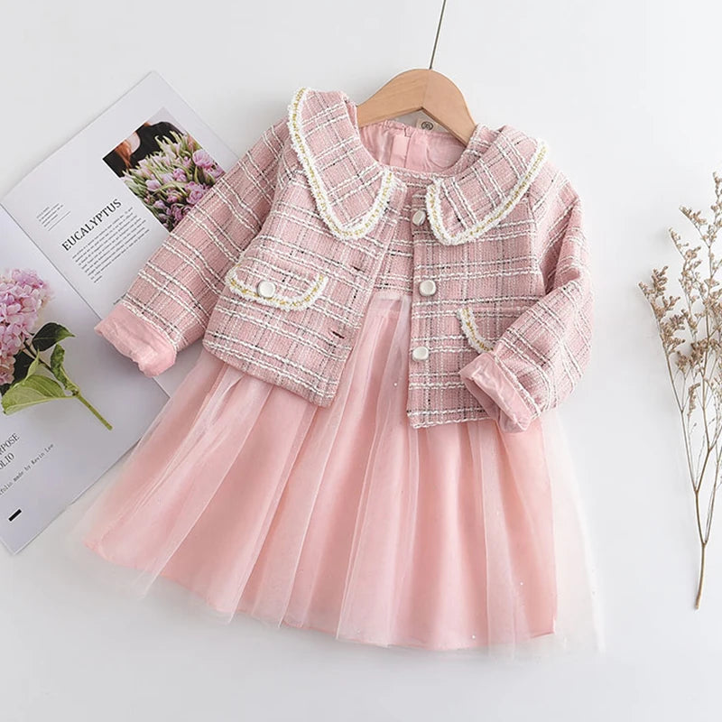 Bear Leader Fashion Kids Girls Princess 2pcs Clothes Set