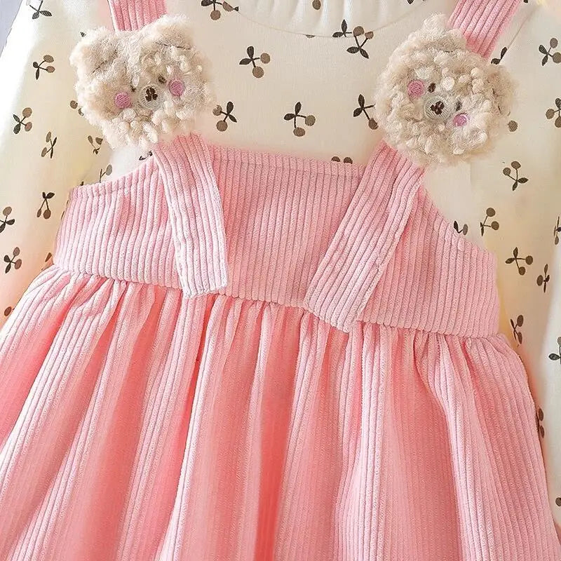 Langarmkleid für Mädchen