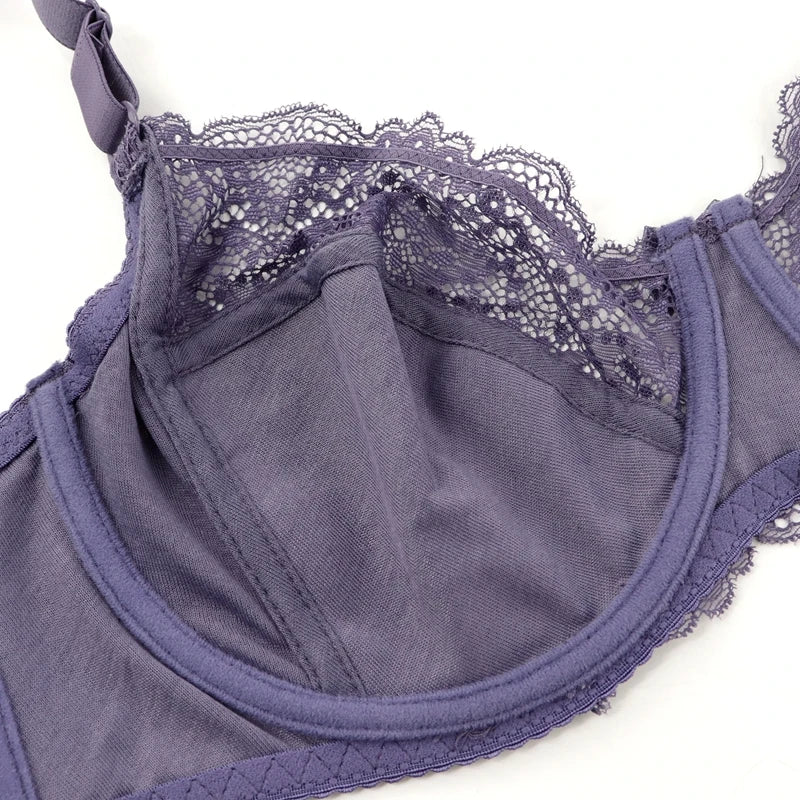 Women Floral Lace Underwear Set
