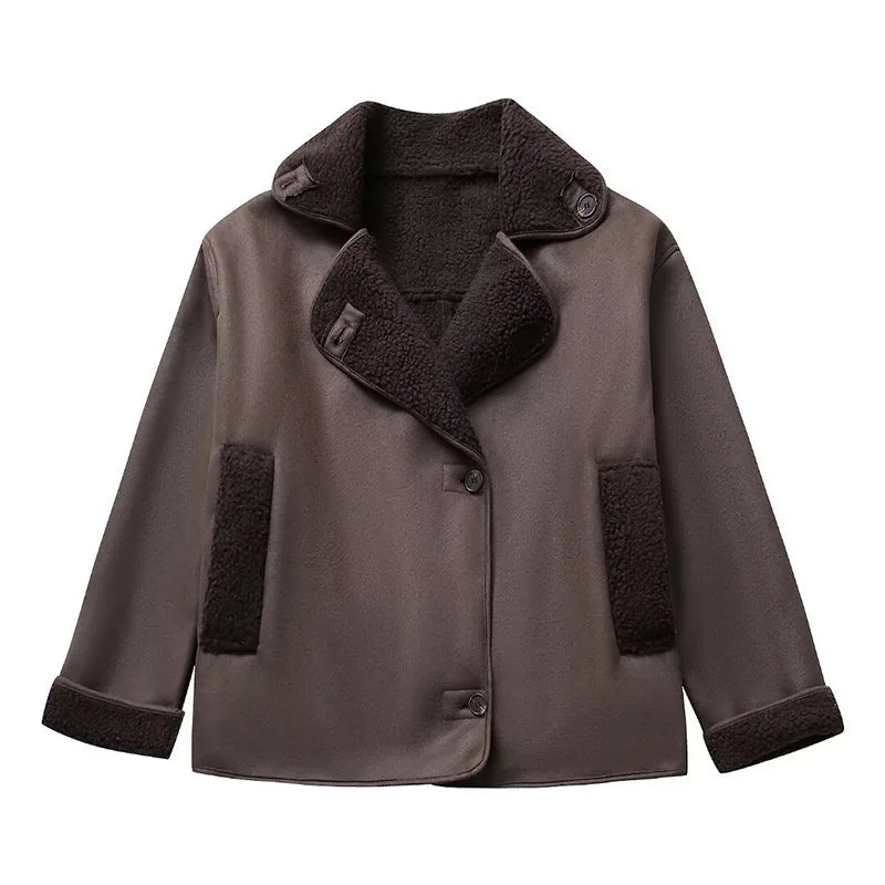 New Lamb Wool Suede Jacket