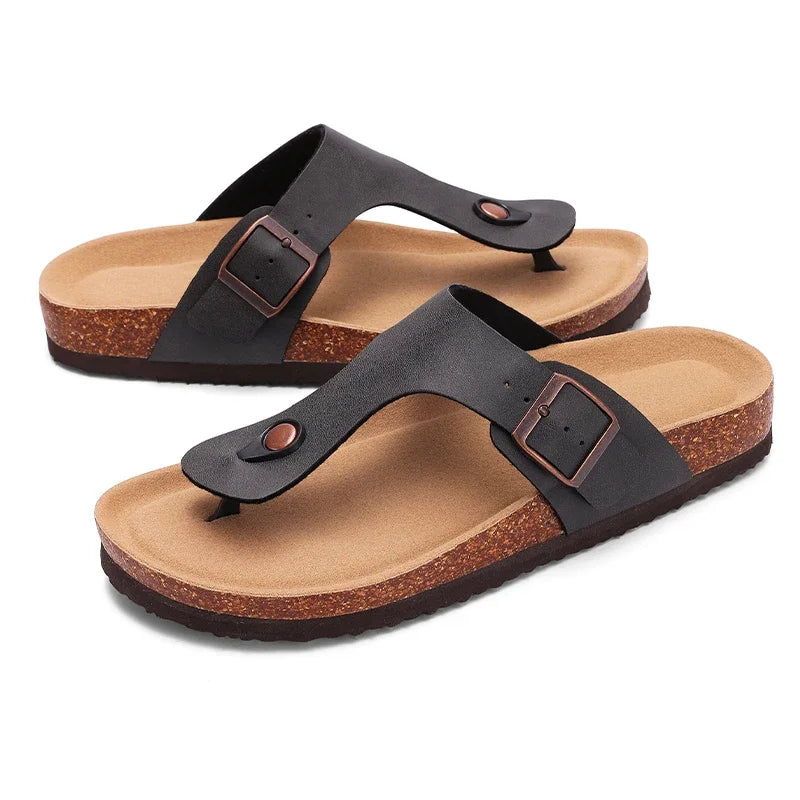 Damenmode Clogs Hausschuhe mit Korksohle