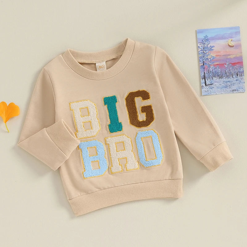 6M-4Y Toddler Baby Boy Big Sweatshirt