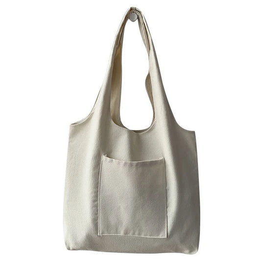 Environmental Storage Reusable Canvas Shoulder Tote Bag School Bags Girl Christmas Gift